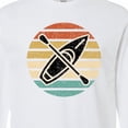 thumbnail image 4 of Inktastic Kayaking Retro Kayak Boating Long Sleeve T-Shirt, 4 of 5