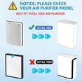 thumbnail image 4 of H13 True HEPA Replacement Filter for Levoit Vital 100 Air Purifier 2 PACK Vital 100-rf Air Filters 3-in-1 by, 4 of 7