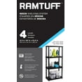 thumbnail image 5 of Ramtuff 4-Level Plastic Shelving System 12" x 24", 5 of 5