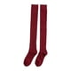 thumbnail image 1 of Medias largas para mujer Minnieouse Otoño Invierno por encima de la rodilla Vino rojo, 1 of 6