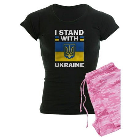 

CafePress - I Stand With Ukraine - Women s Dark Pajamas
