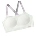 thumbnail image 3 of LRen Girls Training Bras 8-10 Years with Pads Soft Comfortable Sports Bra Girl Seamless Wireless Camisole Solid Color Lightly Padding Yoga Crop Tops for, 3 of 6