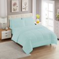 thumbnail image 1 of Set de edredón Sweet Home Collection Aqua King, 7 piezas, 1 of 6