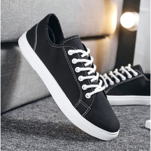 Women's Play Fashion Sneaker White Color Washed and Leopard Canvas Slip on Shoes