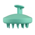 thumbnail image 1 of Masajeador de silicona Scalp Massager Manual portátil Impermeable Fatique Reutilizable Lavable Alivio Masaje de cabeza Cepillo Masaje de mascotas Herramienta Verde sidaley CE011485-05, 1 of 7
