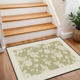 thumbnail image 3 of 2x3 Entryway Rug Bathroom Rugs for Front Door Bedroom Kitchen, Washable Vintage Print Carpet, Floor Mat with Non Slip Backing, 3 of 8