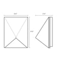 thumbnail image 2 of Sonneman 7320.72-WL Triform Compact 1 Light 4-1/2" High Integrated Led Outdoor Wall Sconce, 2 of 3