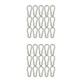 thumbnail image 4 of Guardoinrt 1/2/3/5 15X Crochet de Randonnée Escalade Mousqueton Boucle de Sécurité Pratique Polyvalent Antirouille Fermeté Solidité Pièce de Remplacement en Fer 5*50mm 2 Pcs, 4 of 6