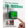 thumbnail image 3 of Probador de enchufes TESMEN TOE-100BMAX GFCI Trip Time LCD, 3 of 7