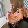 thumbnail image 4 of Bolso de hombro compuesto de PU Transpirable para mujer Durable con cremallera para el ocio diario, 4 of 9