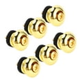 thumbnail image 3 of 6pcs Guitar Strap Locks,Iron Guitar Strap Lock Buttons Guitar Strap Locks Set for Acoustic, Classical, Bass and Electric Guitars, 3 of 8