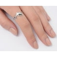 thumbnail image 4 of Dolphin Jumping Into Ocean Ring .925 Sterling Silver Band Jewelry Female Male Unisex Size 8, 4 of 4