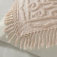 thumbnail image 4 of Home Essence Cecily Tufted Cotton Chenille Medallion Fringe Coverlet Set, 4 of 7