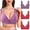 Purple Bra for Womens, variant on BYOIMUD 3 Pack Bralette Bra s Front Closure Bra with Gathering Chest Support Gift for Women Daily Bra Wear Everywhere Comfort Plus Size Fashion Pink e XL