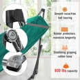 thumbnail image 5 of Tranquillo 600lb Capacity 2 Persons 2 Hammocks Included/Foldable Portable Hammocks with Stand, Tree Straps, Carry Bags for Garden Camping, Peacock, 5 of 8