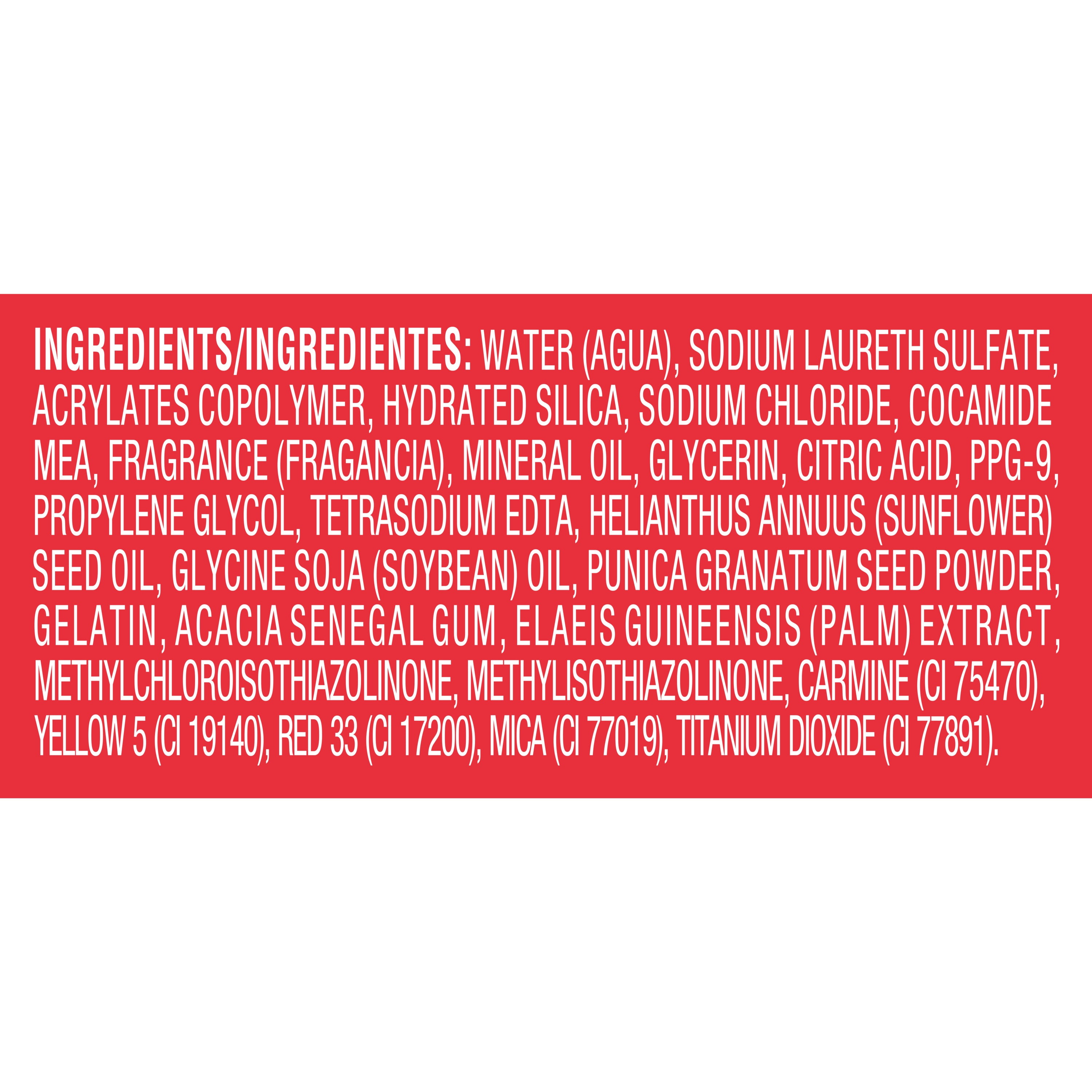 Caress Body Wash for Women, Tahitian Pomegranate & Coconut Milk for Dry Skin 25.4 fl oz