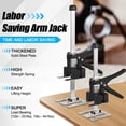 thumbnail image 3 of 15 inches Labor Saving Arm Jack 2 Pack Multifunctional Height Adjustment Lifting Device Furniture Lifter Jacks for Installing Windows Doors Cabinets and Wall Tile, 3 of 7