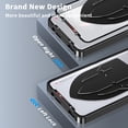 thumbnail image 4 of LHNUNP Magnetic Phone Case for Asus ROG Phone 8 Pro, Matte Back with Aluminum Alloy Frame, Graphene Cooling Technology, Shockproof Slim Protective Cover, Black, 4 of 7