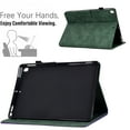 thumbnail image 3 of Allytech Case for Samsung Galaxy Tab S6 Lite 10.4 inch 2022/2020 Model (SM-P610/P613/P615/P619), Auto Sleep Wake Smart Card Slots Pen Holder Magnetic Snap Flip Stand PU Leather Case, Green, 3 of 10