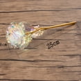 thumbnail image 4 of sweethay 24K Foil Plated Gold Rose Flowers Box Decoración de boda Día de San Valentín Regalo creativo Golden Rainbow Rose Type2 NO2, 4 of 6