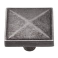 thumbnail image 3 of GlideRite 1-1/4 in. Classic Square Pyramid Cabinet Knob, Satin Nickel, 3 of 5