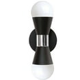 thumbnail image 3 of Dainolite - Fortuna - 2 Light Wall Sconce-Matte Black Finish-Matte Black, 3 of 3