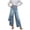 BU1, variant on Women's Jeans - Straight Leg Casual Denim Pants with Button Down, Classic Blue Jeans for Everyday Wear, Comfort Stretch & Mid-Rise Fit(BU1,S)