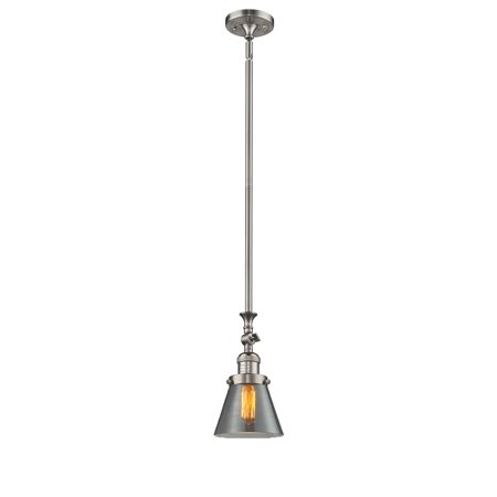 

Innovations Lighting 206 Small Cone Small Cone 6 Wide Adjustable Mini Pendant - Nickel