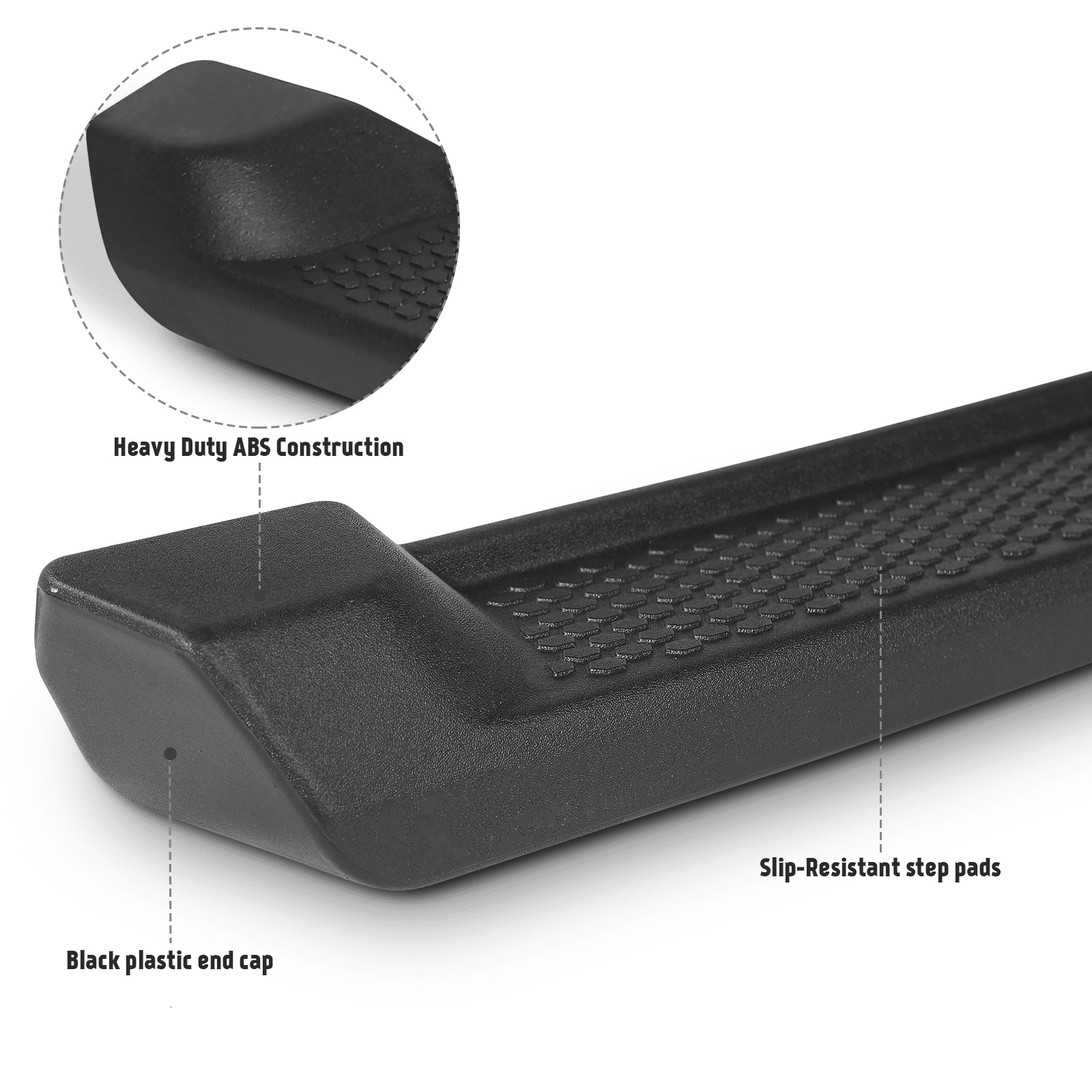 TPA 6" Running Boards Fit for 2018-2026 Jeep Wrangler JL 4-Doors (Not for JK Model)  Jeep Wrangler 4xe, Matte Black Side Step Nerf Bar 6 inches