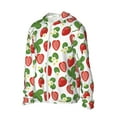 thumbnail image 2 of Balery Strawberry Men's Women's UPF 50+ Sun Protection Lightweight Hoodie Performance Long Sleeve Shirt for Fishing Running-X-Large, 2 of 9