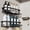 Black2, variant on 6-Pack Rustproof No-Drill Adhesive Shower Caddy Set, Wall Mounted Storage Rack with Soap Holder, Large Capacity Organizer for Bathroom & Kitchen Use