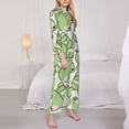 thumbnail image 3 of Sikiie Cute Frog Women's Long-Sleeve Shirt and Full-Length Bottom Pajama Set (s-xxl)-Medium, 3 of 7