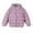 Light Purple, variant on Girls Lightweight Puffer Jacket, Packable Hooded Coat for Toddlers, Warm Winter Outerwear,Size:3-4 Years