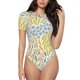 thumbnail image 1 of Fotbe Boho Body de Mujer con Cuello Redondo y Mangas Cortas, Sin Mangas Ajustado, Suave, Cómodo y Básico-Medium, 1 of 7