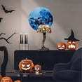 thumbnail image 2 of Skeleton Skull Light 4Head Resin Tabletop Horror Lamp For Living Room And Bedroom, 3D Skull Decor, Halloween Lights, 2 of 5