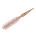 thumbnail image 2 of Round Hair Brush Nylon Bristles Wood Barrel Comfortable Grip Professional Styling Tool for Salon Use, 2 of 4