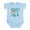 Sky Blue, variant on CafePress - Mermaid First Birthday Infant Bodysuit - Baby Light Bodysuit, Size Newborn - 24 Months