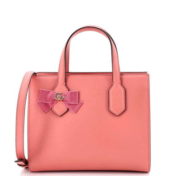 Pre-Owned GG Ribbon Tote Leather Small By Rebag