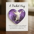 thumbnail image 3 of Heartfelt Memorial Pocket Keepsake for Loved Ones - Comforting Tribute with Sleeping Heart and Forget-Me-Not Flowers - Thoughtful Sympathy Gift for Grieving Hearts, 3 of 4