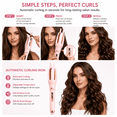 thumbnail image 4 of LEFINEE Automatic Hair Curler, Rotating Curling Iron with 4 Heat Settings, Negative Ion Technology, Dual Voltage Travel Hair Curler, Pink, 4 of 8