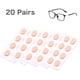 thumbnail image 2 of 20 pares de almohadillas para la nariz de gafas, espuma antideslizante para gafas, 2 of 4