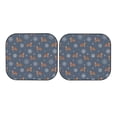 thumbnail image 4 of Picia Squirrel And Snowflakes 2 Piece Car Windshield Sun Shade Foldable | Foldable Sun Shield for Front Window Blocks UV Rays and Keeps Your Vehicle Cool-Small, 4 of 7