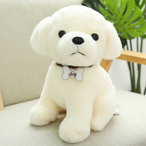 22/30/40cm Kawaii Animal Doll Cute Teddy Dog Stuffed Plush Toys for Children Gift Soft For Kids Girls Christmas Brinquedosbeige22cm Deng Xun unisex