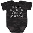 thumbnail image 3 of Inktastic Little Boy, Big Miracle Boys Baby Bodysuit, 3 of 5