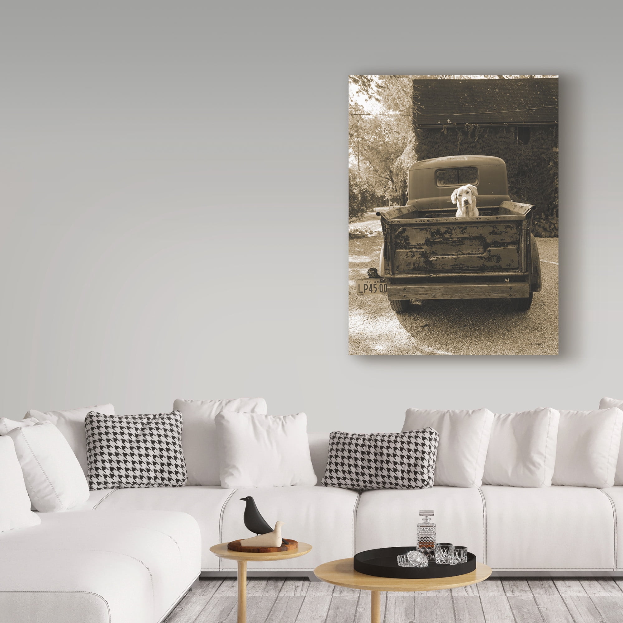 Trademark Fine Art 'Get Out of Dodge' Canvas Art by Jim Dratfield