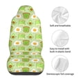 thumbnail image 5 of Sikiie Avocado And Toast Car Seat Protector 2 Pack Car Seat Cushion Mat, Car Seat Covers for SUV, Truck, Van, 5 of 7