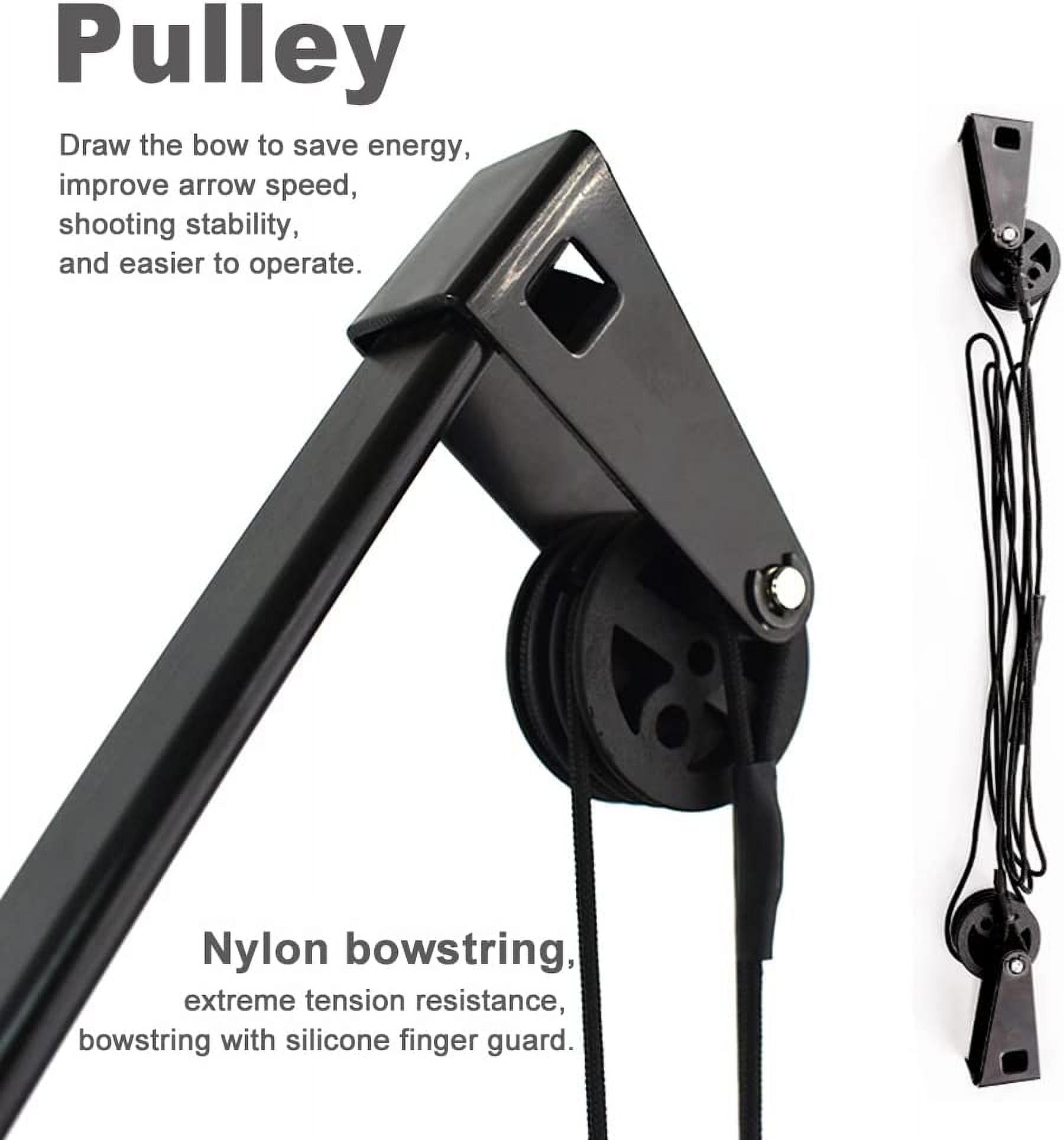 Runzkzy Bow and Arrow for Teens Beginner Archery Shooting Practice Compound Bow Training Set
