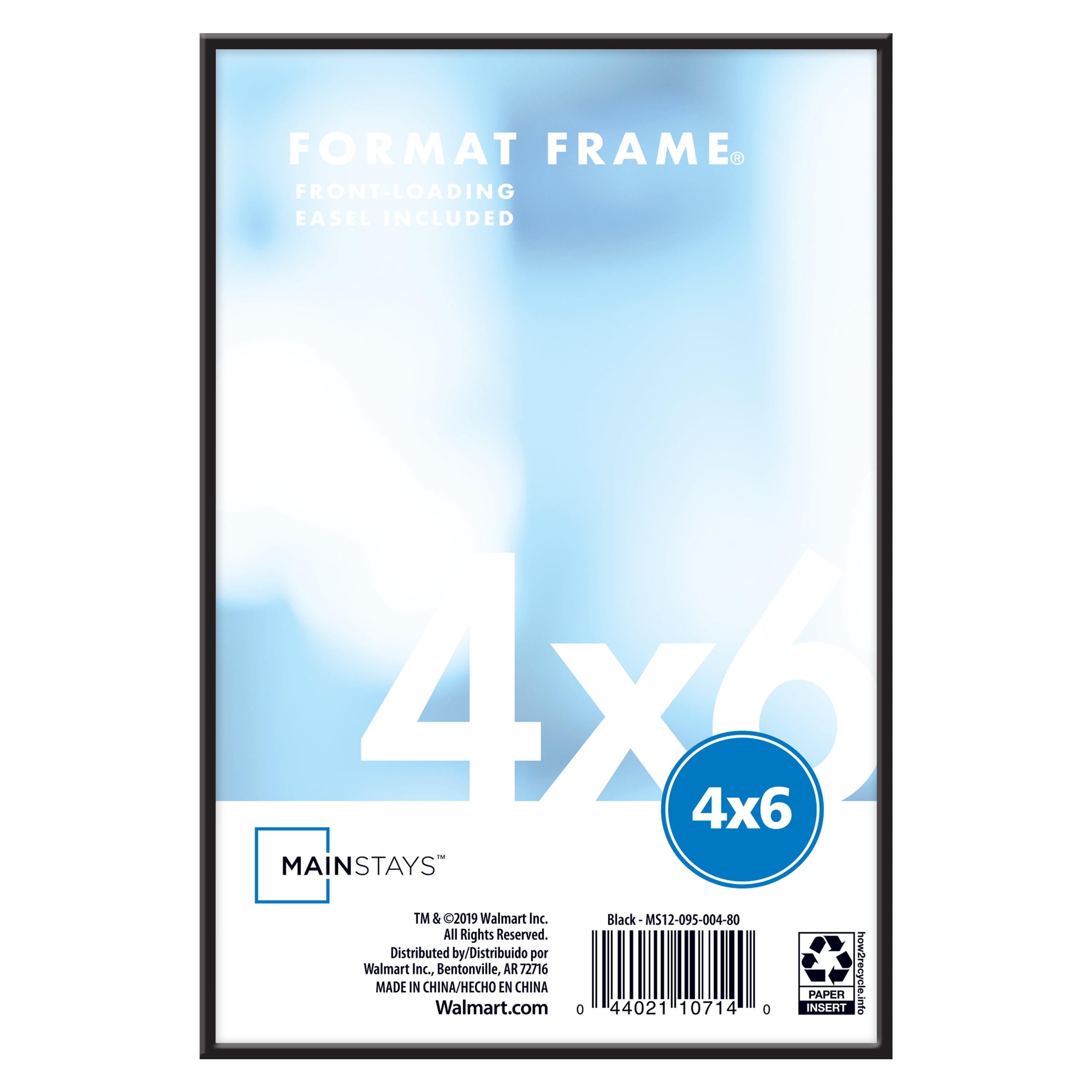 Mainstays 4 X 6 Format Picture Frame Black Walmart Com