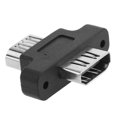 thumbnail image 3 of Peggybuy -compatible Female to Female Adapter Screw Lock Panel Cable Extender Connector, 3 of 8