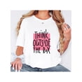 thumbnail image 1 of Slogan Graphic Top Graphic Tees Women Tops, 1 of 7